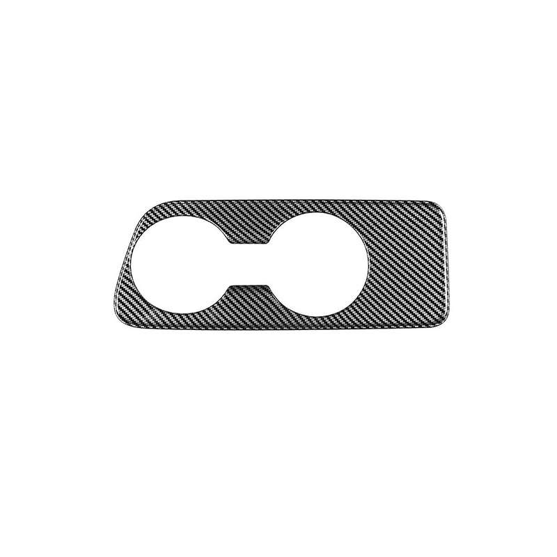 Car Center Console Water Cup Holder Decoration Carbon Fiber Inside