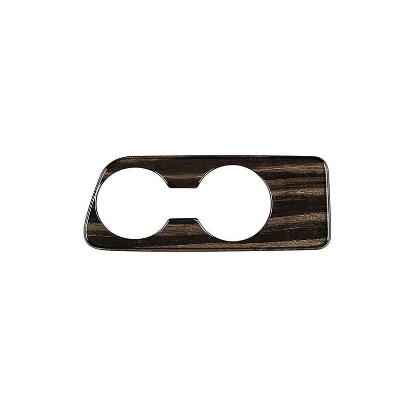 Car Center Console Water Cup Holder Decoration Wood Grain Inside