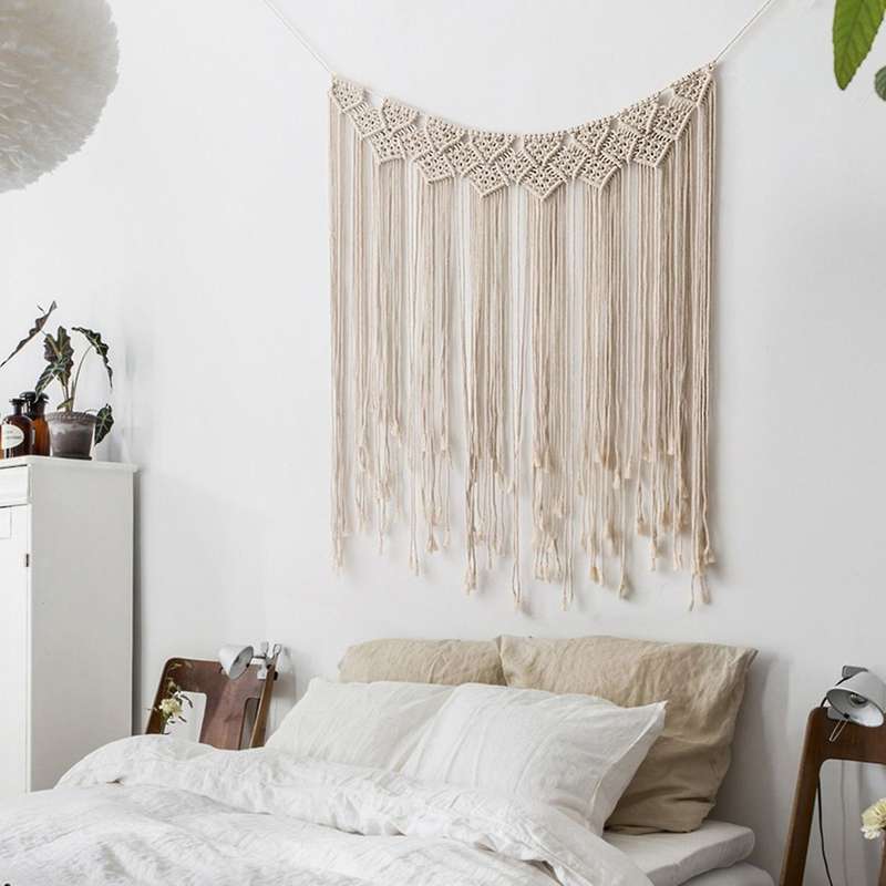 Macrame Wall Hanging Tapestry Boho Wedding Backdrop Large Home Decor
