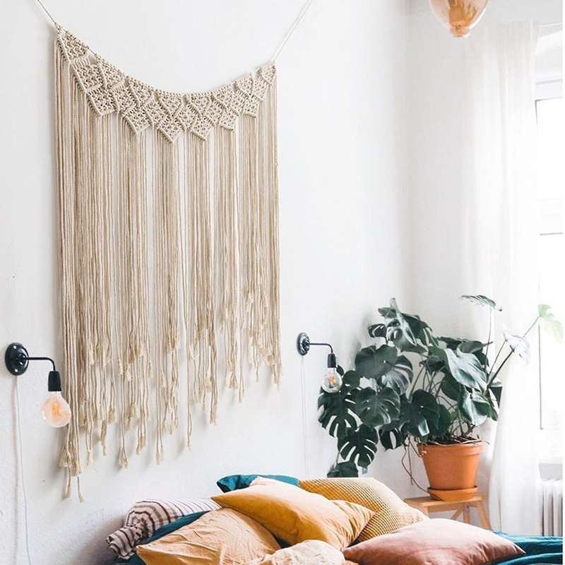 Macrame Wall Hanging Tapestry Boho Wedding Backdrop Large Home Decor