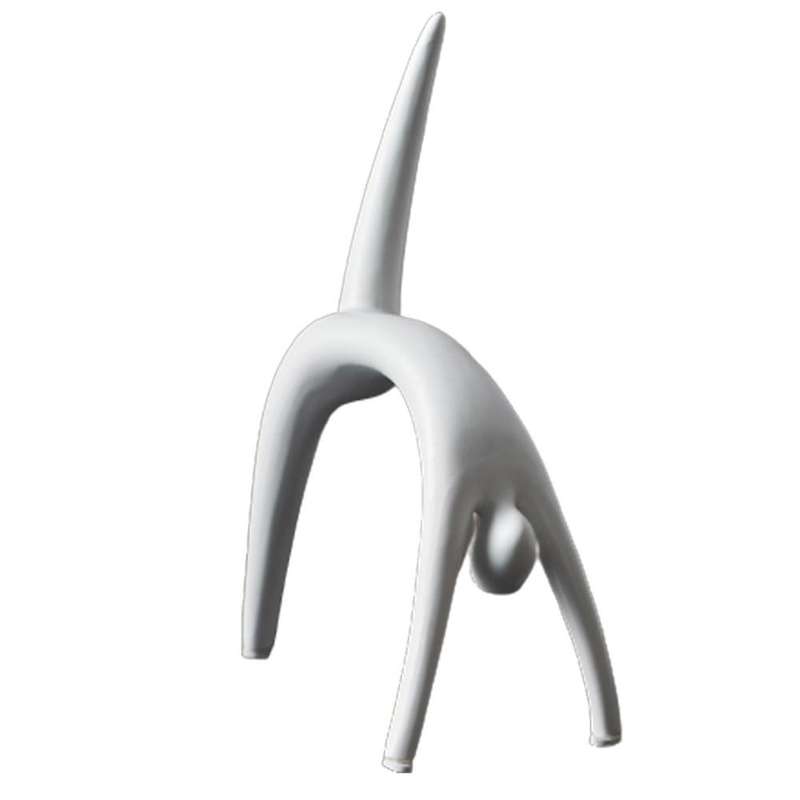 Abstract Humanoid Figurines for Nordic Home Desk Decor Gift(white)