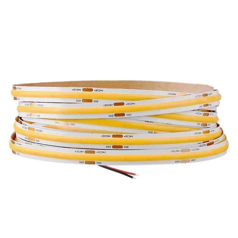 320 Led 12v Cob Led Strip Light White Light 6000k for Bedroom Home