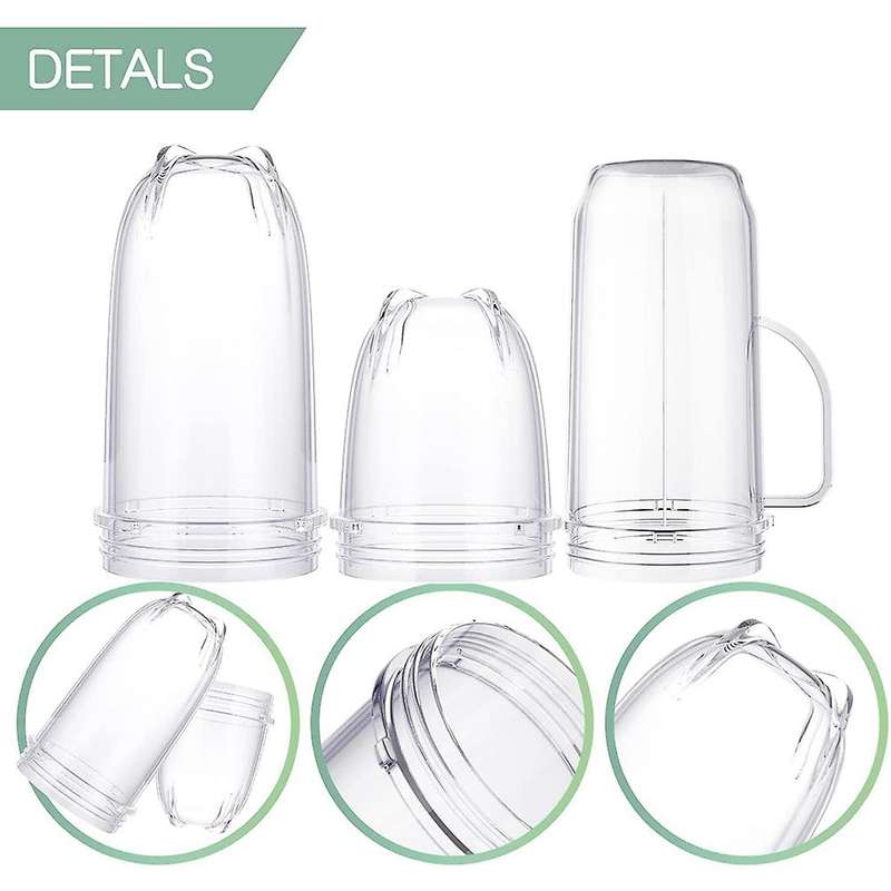 4pcs 22oz/16oz/12oz Cup and Cross Blade for Magic 250 Watt Blenders