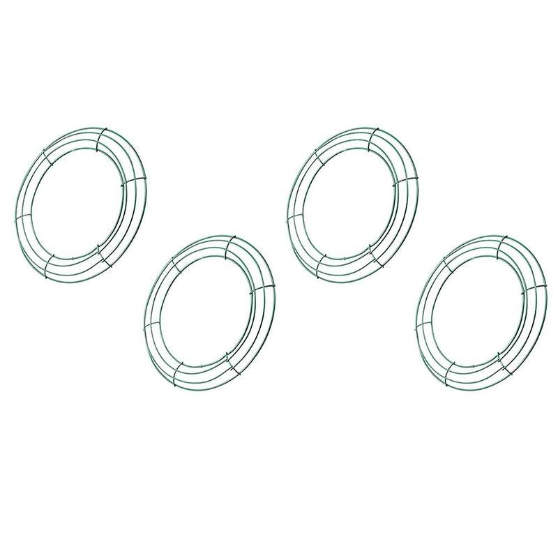 14 Inch Wire Wreath Frame Round Wreath Form Making Rings Pack Of 4