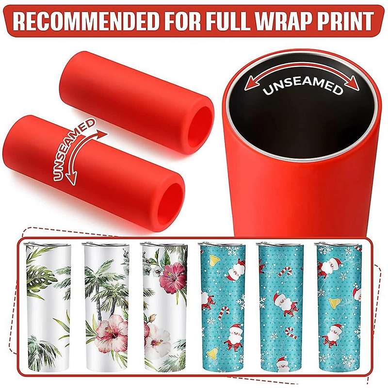 2pcs Seamless Silicone Packaging 3d Silicone Sleeve Clip(20/30oz)