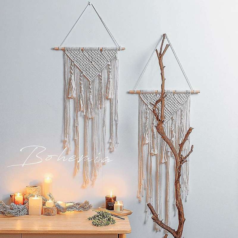Macrame Wall Hanging Boho Wall Decor Woven Tapestry Bohemian Wall Art