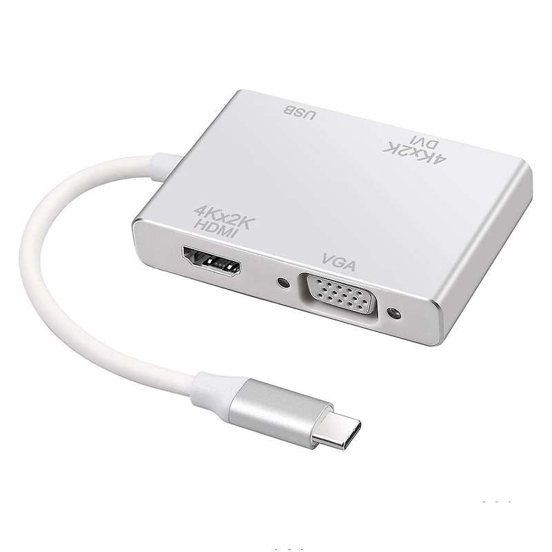 Usb C to Hdmi-compatible Adapter Support 4k Type C to Vga Usb3.0