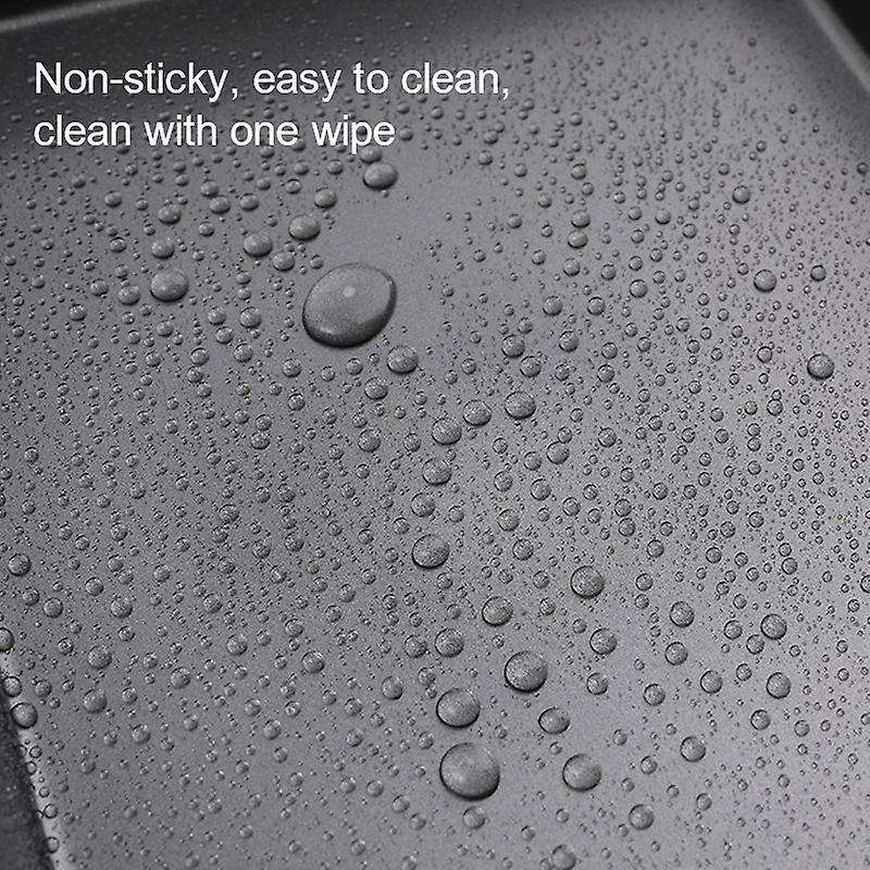 Non-stick Baking Pan with Heat-resistant Silicone Handle, Fish Pan