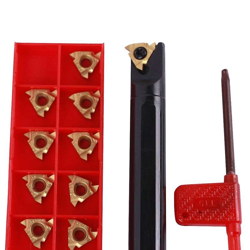1pc Snr0016q16 Lathe Turning Tool Holder with 16ir Ag60 Smx30 Inserts