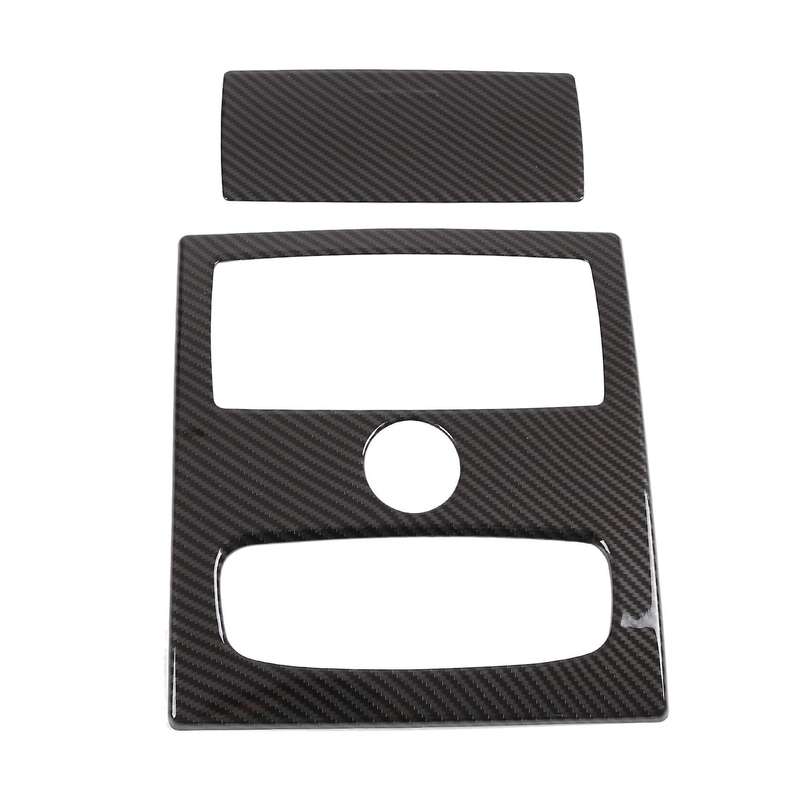 Car Carbon Fiber Abs Front Row Reading Lights Frame Cover Trim