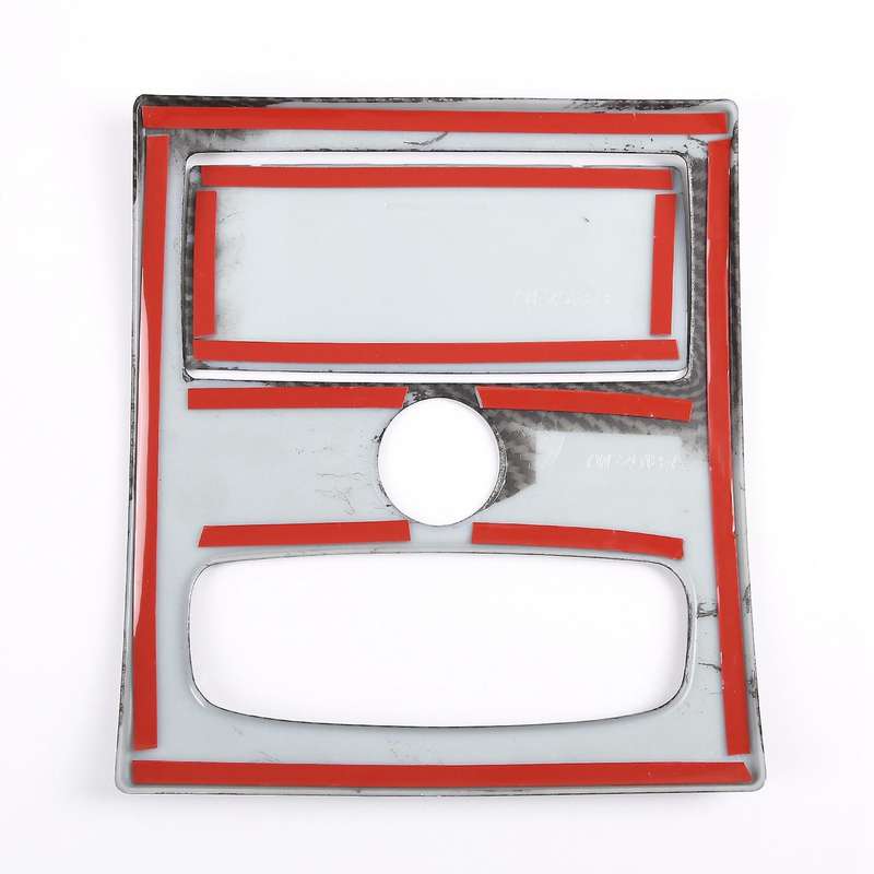 Car Carbon Fiber Abs Front Row Reading Lights Frame Cover Trim