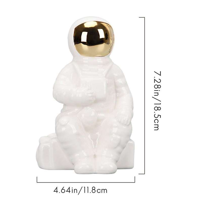 Astronaut Ceramic Decoration Living Room Tv Cabinet Decoration C