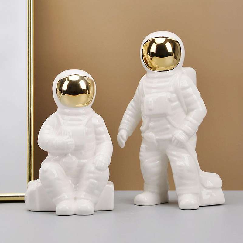 Astronaut Ceramic Decoration Living Room Tv Cabinet Decoration C