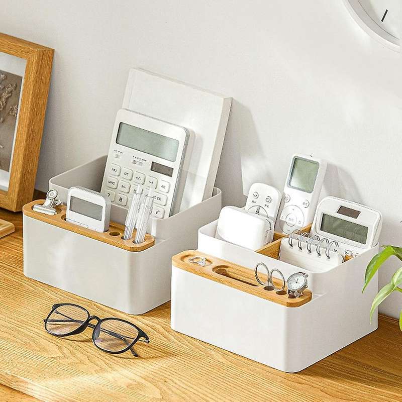 Wooden Storage Holder Desktop Storage Box Case Tissue Box-b