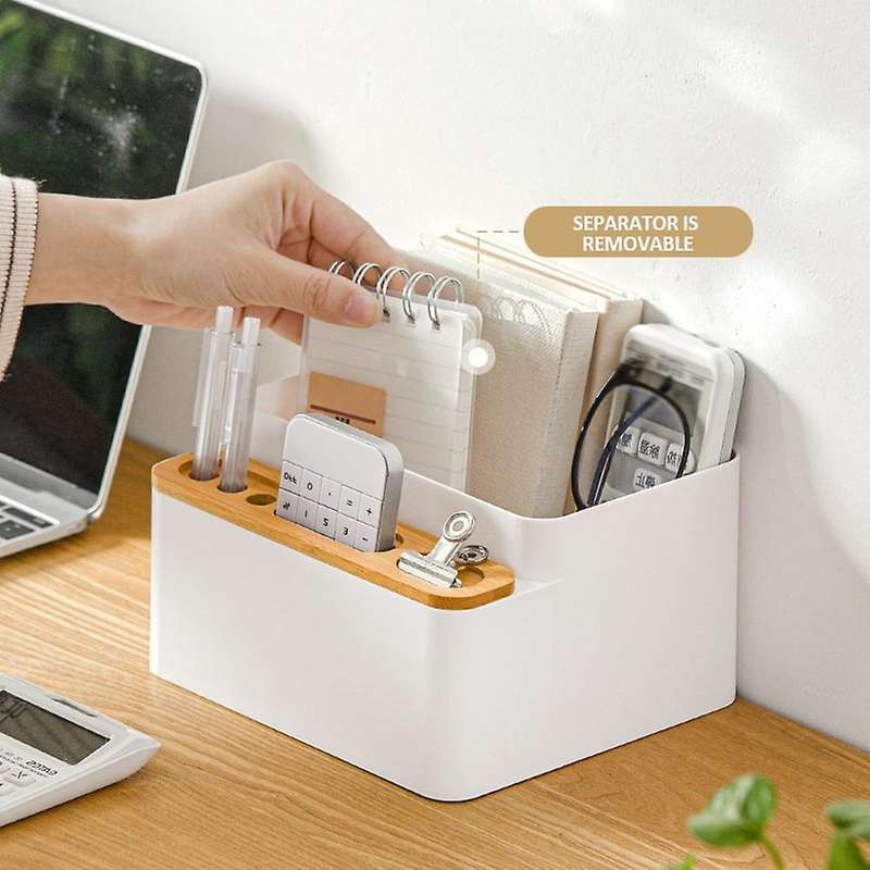 Wooden Storage Holder Desktop Storage Box Case Tissue Box-b
