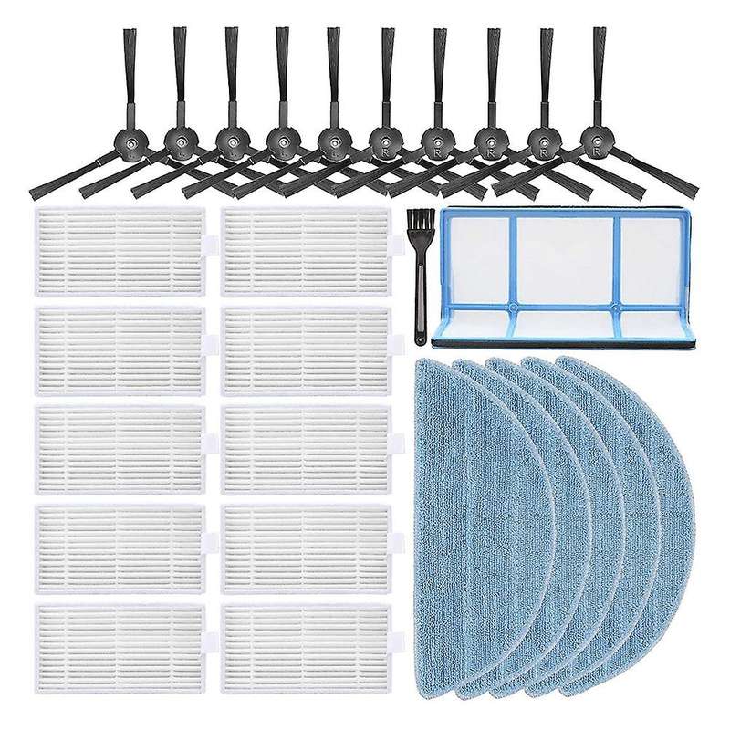 Side Brush Hepa Filter Mop Cloth Pre Filter for Ilife V3 V3s V5 V5s