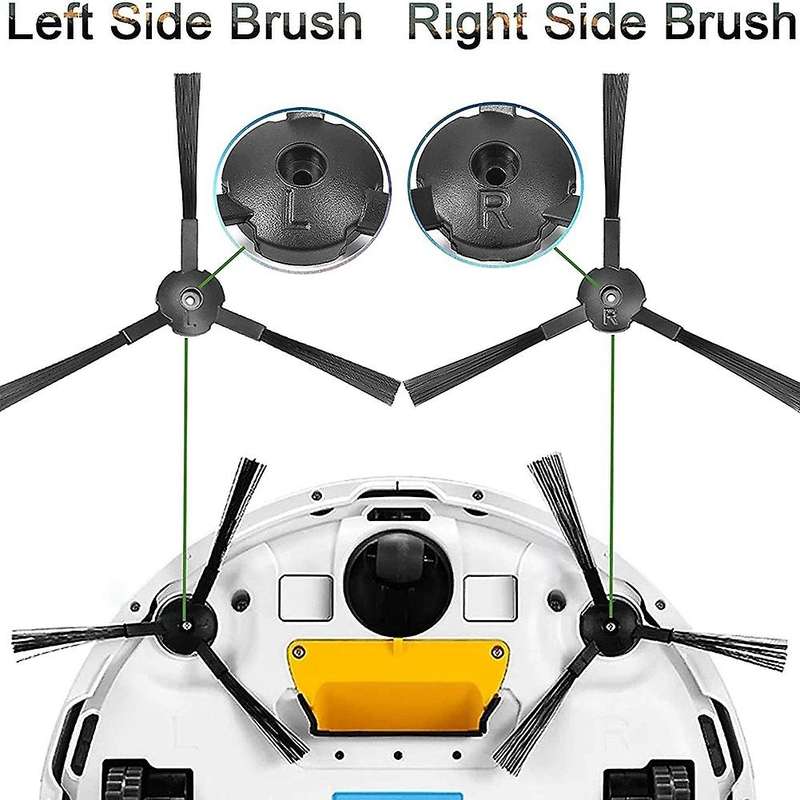 Side Brush Hepa Filter Mop Cloth Pre Filter for Ilife V3 V3s V5 V5s