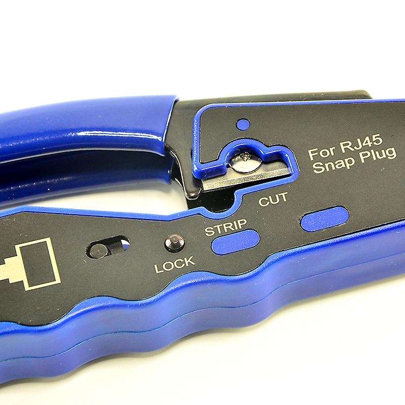 8p8c Rj45 Cable Crimper Ethernet Perforated Connector Crimping Tools