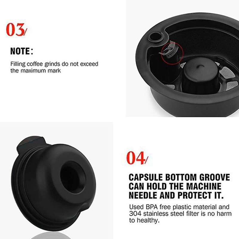 Reusable Pp Coffee Filter Pod,coffee Strainer,coffee Capsule Cups