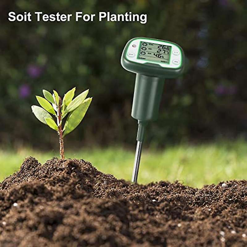 Digital Soil Thermometer 4-in-1 Soil Tester Soil Thermometer