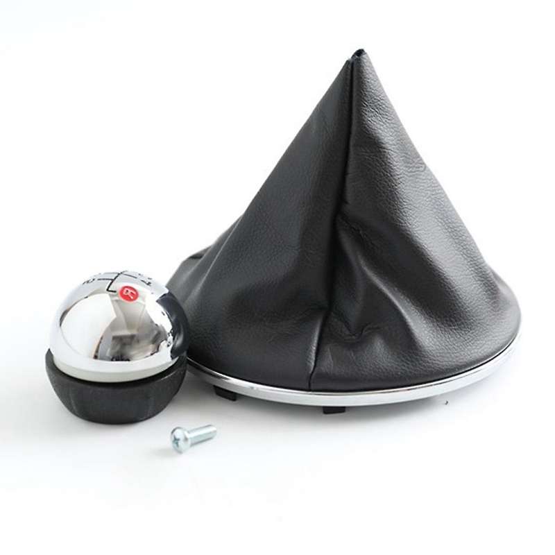 Manual 5 Speed Gear Stick with Pu Leather Boot for Fiat 500 2012-2018