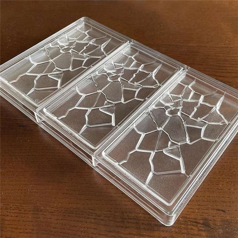 Crack Shape Chocolate Bar Mold Polycarbonate Energy Bar Moulds