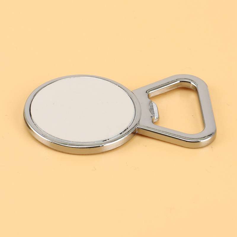 10pcs Blank Bottle Opener Metal Bottle Opener Magnet(round Shape)
