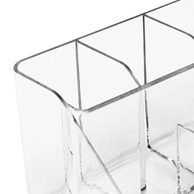Storage Box, with 6 Compartments, Make Up Organiser for Bathroom