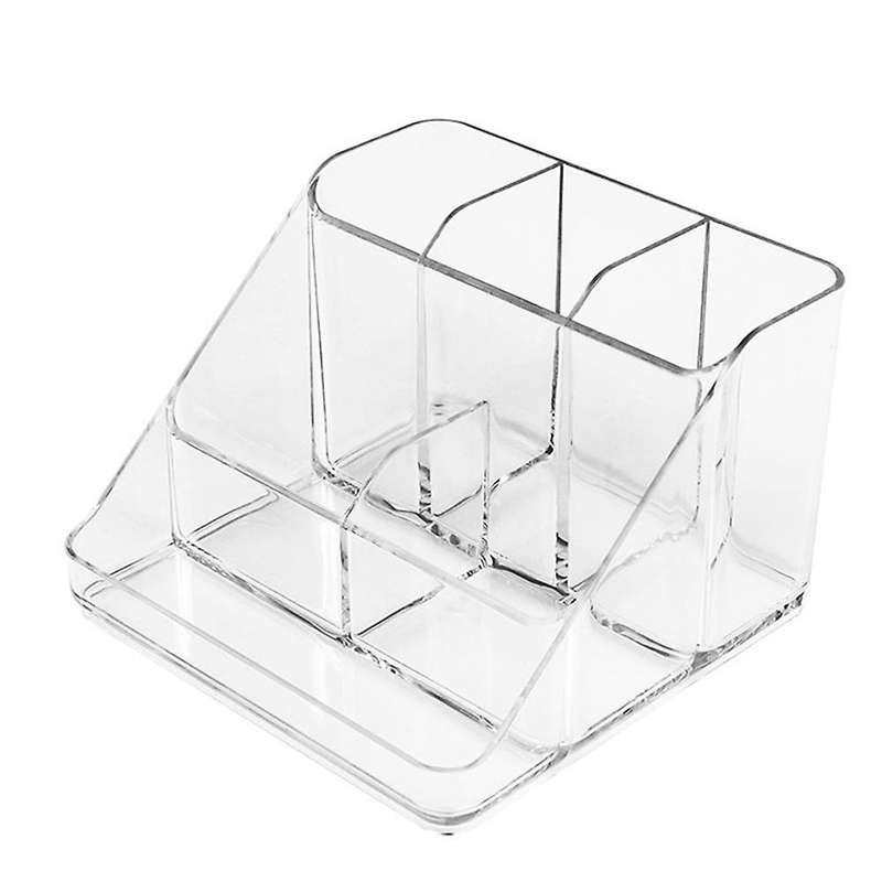 Storage Box, with 6 Compartments, Make Up Organiser for Bathroom