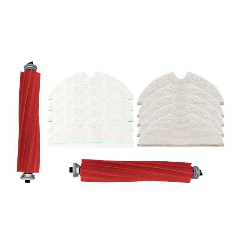 12pcs for Roborock T8 / Q7 Max / Max+robot Main Brush Mop Cloth
