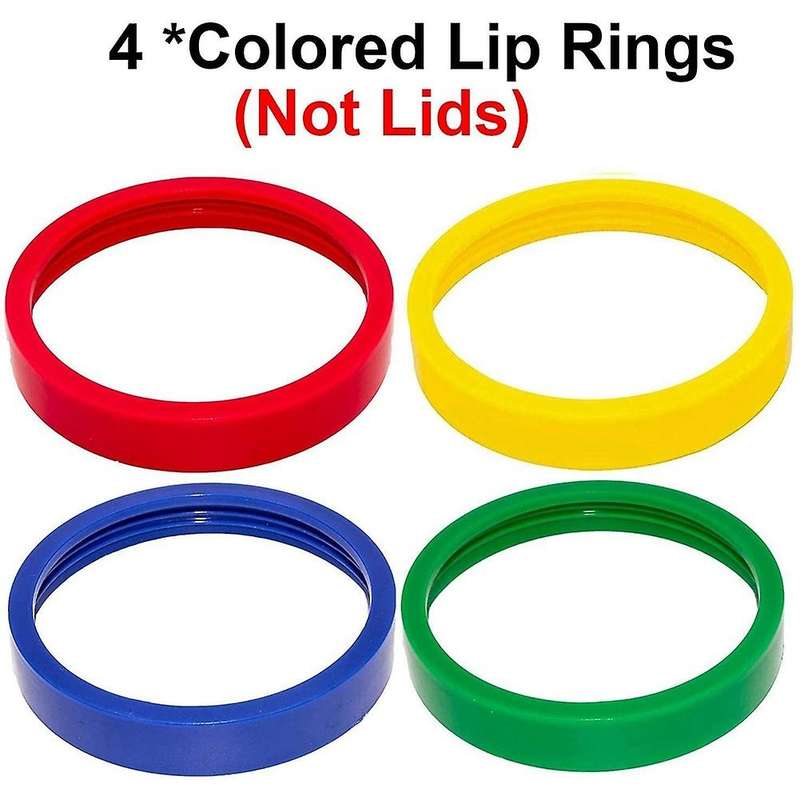 16oz Cups for Mb Blender Juicer 250w Cups with Colored Lip Rings