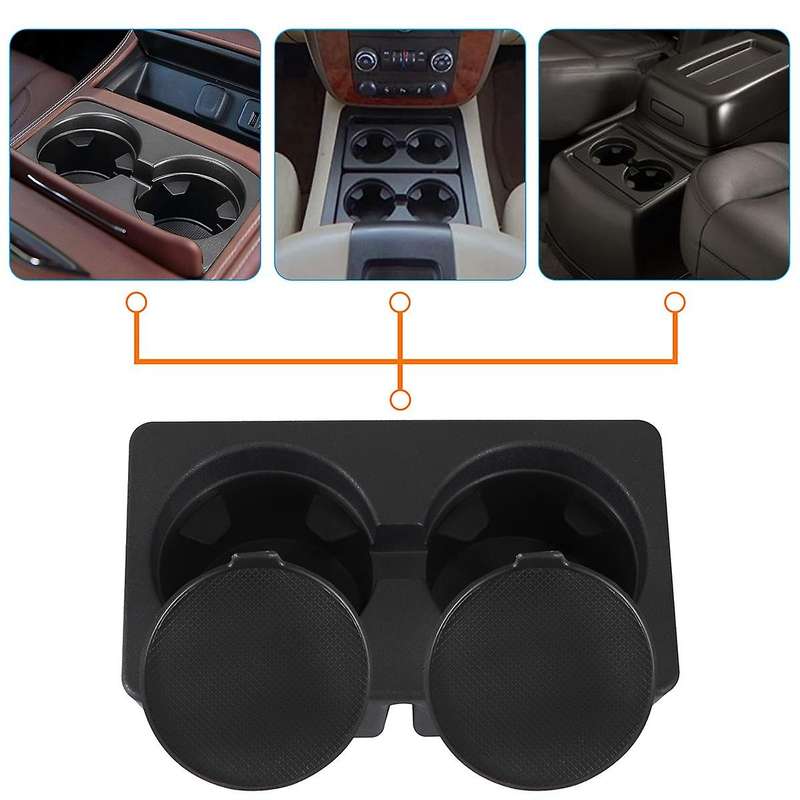 Console Dual Cup Holder Insert for 07-14 Gmc Sierra Yukon Cadillac
