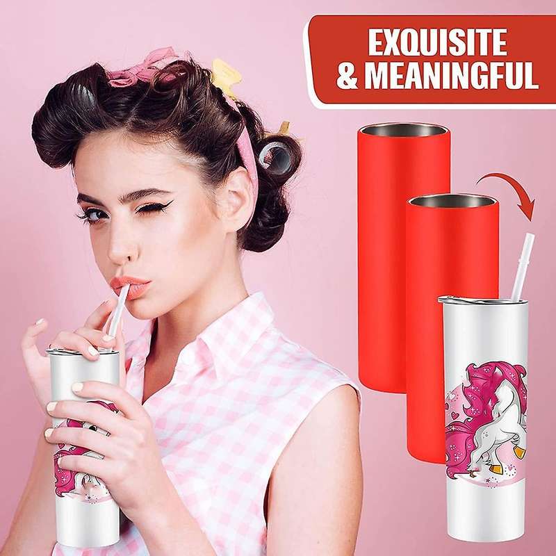 2pcs Seamless Silicone Packaging 3d Silicone Sleeve Clip(30oz)