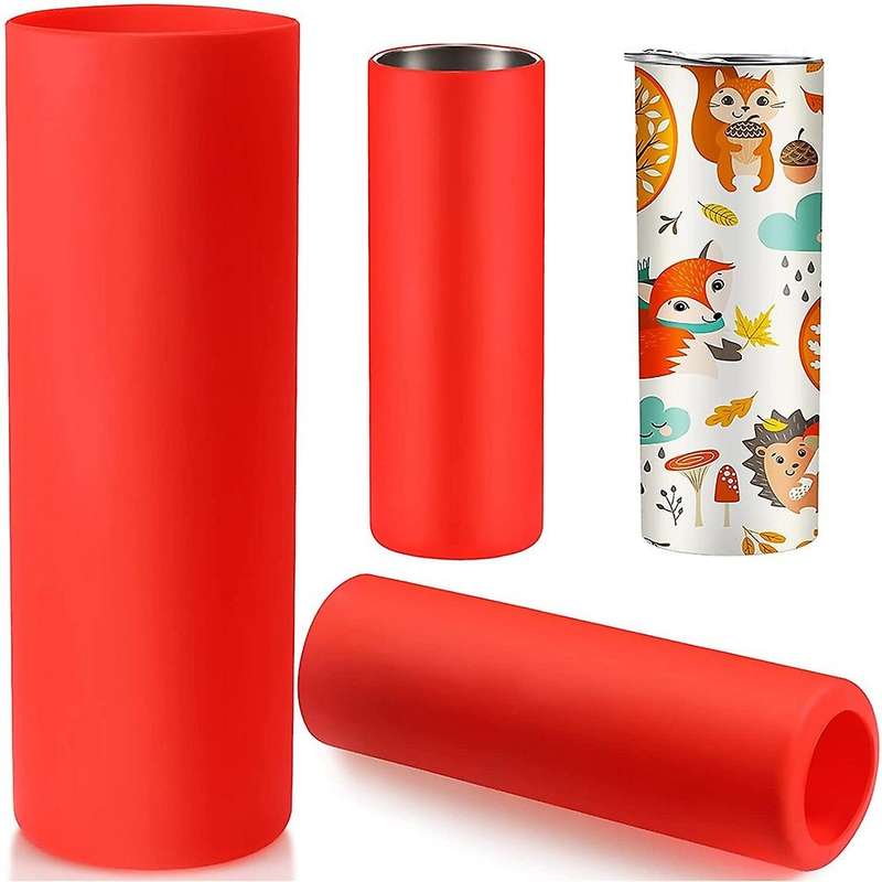 2pcs Seamless Silicone Packaging 3d Silicone Sleeve Clip(30oz)