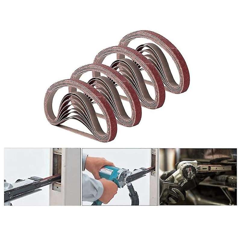 100pcs 330x10mm Sanding Belt 60 Grit Sandpaper Sanding Machine