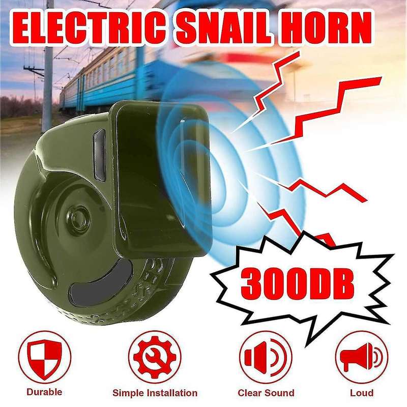 2pcs 300db 12v Air Horn for Car Snail Electric Air Horn Marine Boat