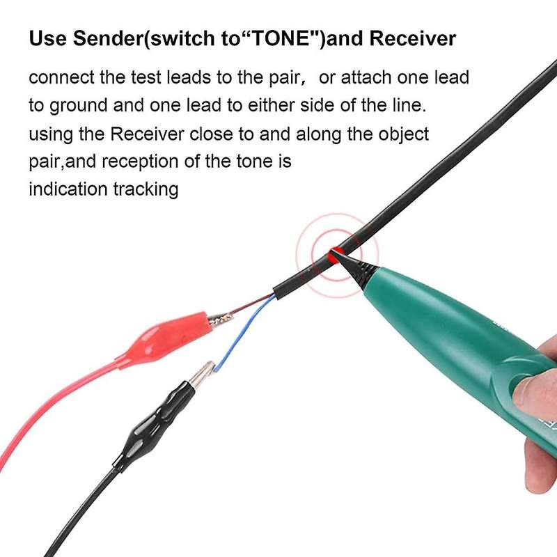 Professional Ms6812 Lan Network Cable Tester Telephone Phone Tracker