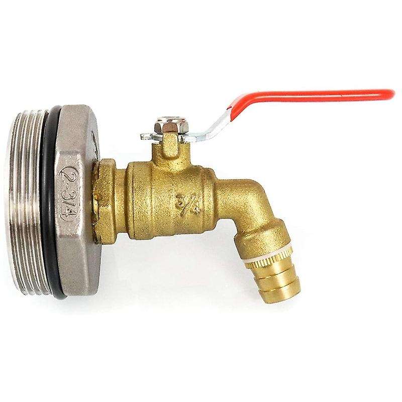 2 Inch Faucet Brass Barrel Faucet with Epdm Gasket for 55 Gallon Drum