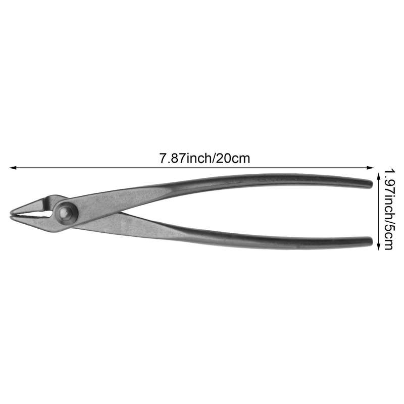 20cm Round Edge Steel Garden Pruning Wire Drawing Pliers Shears