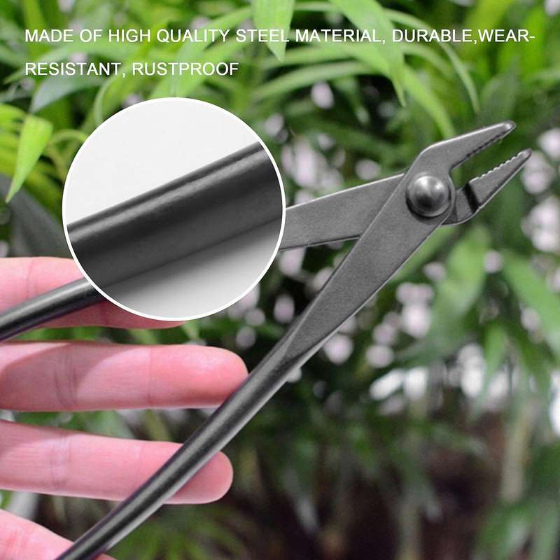 20cm Round Edge Steel Garden Pruning Wire Drawing Pliers Shears