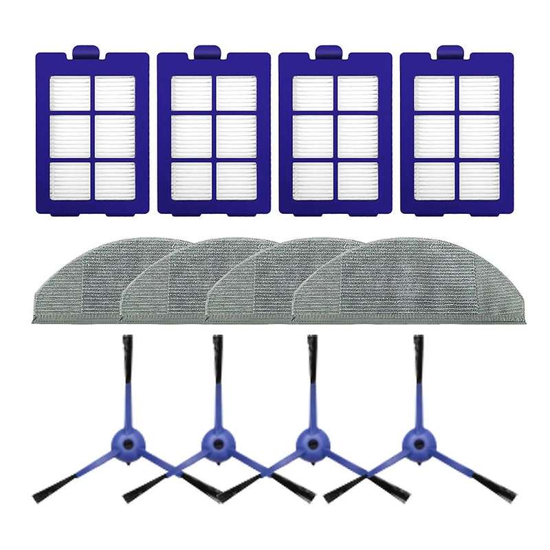 For Eufy Robovac X8 Series Hybrid Side Brush Mop Cloths Hepa Filter