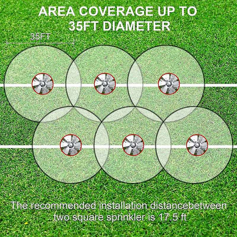 Lawn Sprinkler,garden Sprinkler,360 Degree Large Area Irrigation