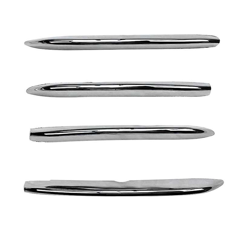 Front Fog Lamps Cover Grille Strips Sticker Decoration for Mercedes