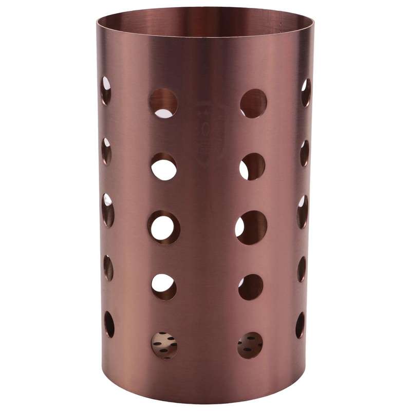 Stainless Steel Kitchen Chopsticks Tube Draining Rack Rose Gold