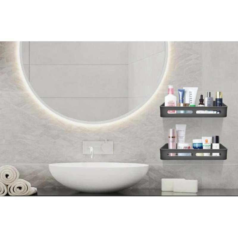Shower Rack Bathroom Storage Rack Wall Mounted Adjustable Shower