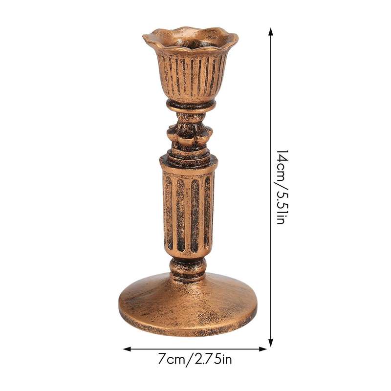 Candlestick for Taper Resin Candleholder Set Of 2 for Tapered Candle