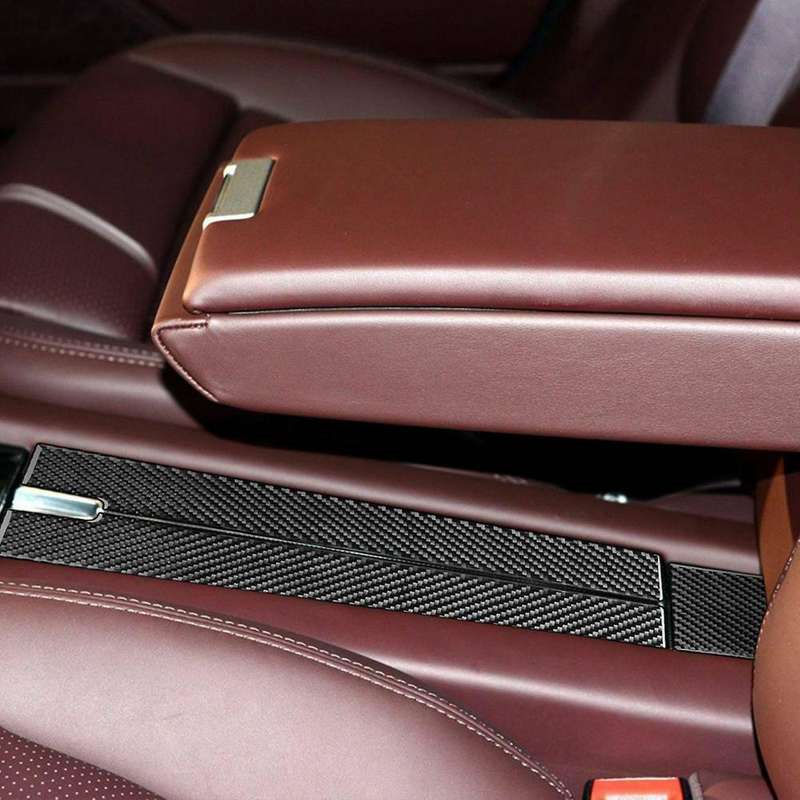 Car Rear Armrest Box Panel Decoration Cover Trim Sticker Decal