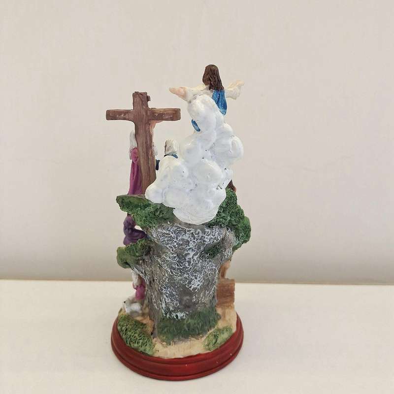 Simulation Jesus Nativity Scene Cross Decorations Christ Sculpture
