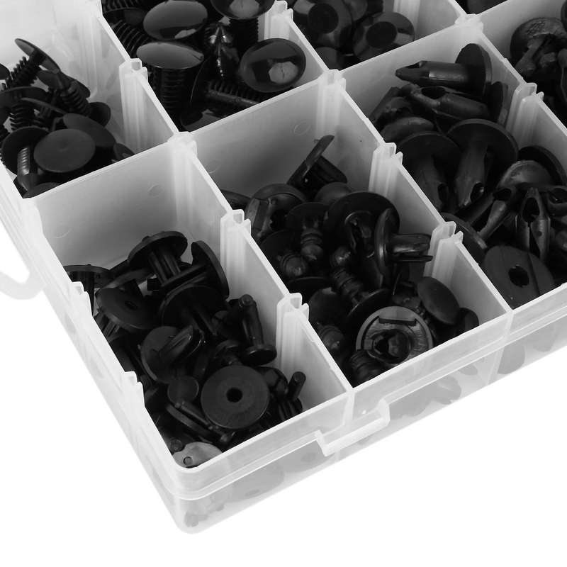 240pcs Bumper Retainer Clips Car Plastic Rivets Fasteners Retainer