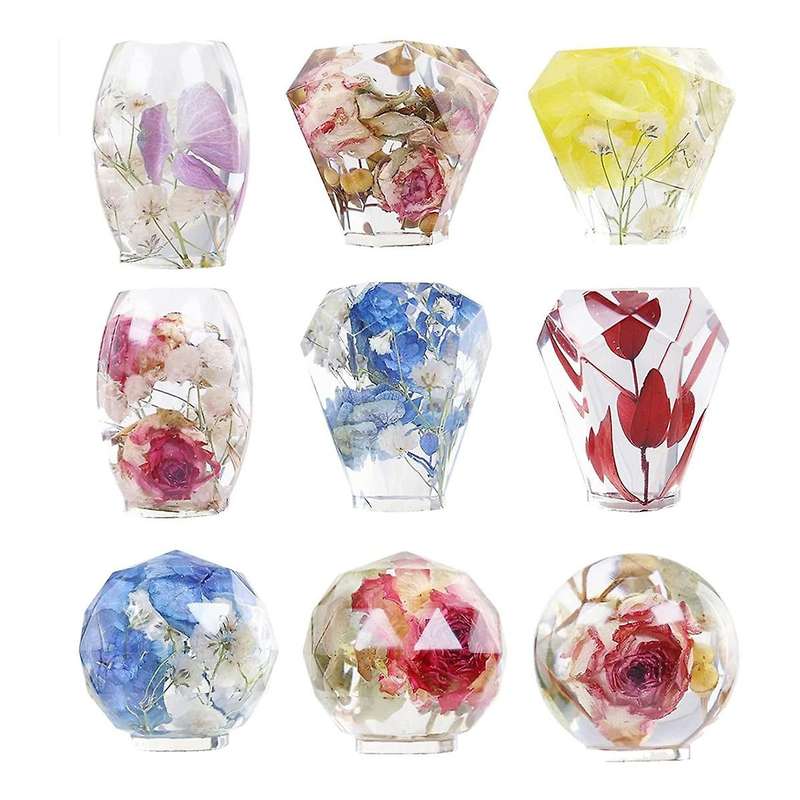 5 Piece Geometric Spherical Bottle Stopper Resin Casting Molds